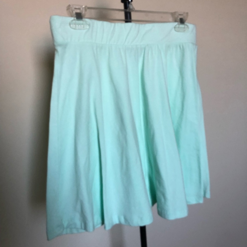Mint Green Skater Skirt